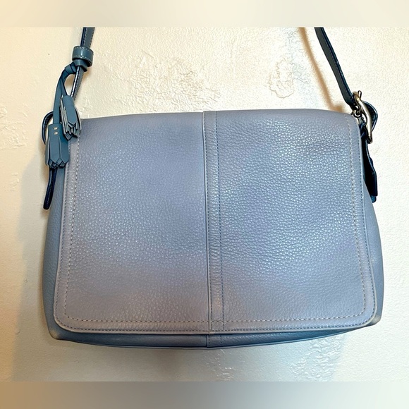 Light Blue 2006 Coach Shoulder Bag Y2K - Picture 1 of 17
